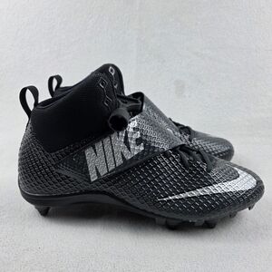 Nike Strike Pro Football Cleats Men's Size 13 Black Silver Athletic 839934-001